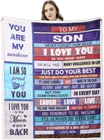 son gift blanket gifts for son son gifts from mom for christmas or his birthday gifts for son super soft warm fleece thr