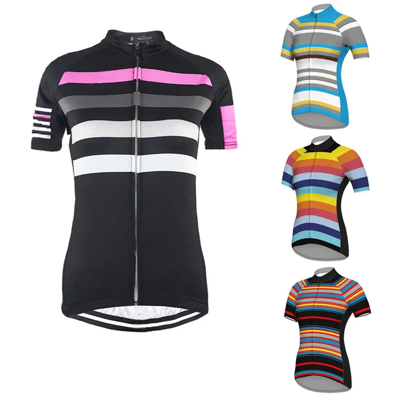 Женская короткая трикотажная куртка Cylcing Pro Ciclismo Pro MTB велосипедная анти-пот майка для мотокросса горнолыжный летний топ спортивная одежда