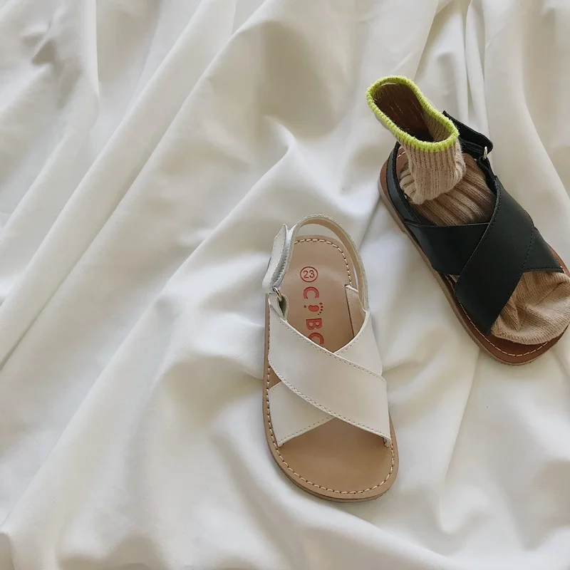 Сандалии 3 цветов для маленьких мальчиков и девочек летние пляжные сандалии