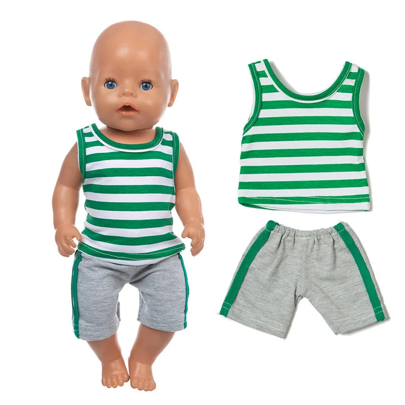 

Одежда для маленьких кукол, комбинезоны с единорогом, 18-дюймовый костюм для куклы для девочек, игровая игрушка для девочек, аксессуары для ношения куклы