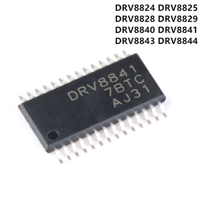 1 шт. DRV8824PWPR DRV8825PWPR DRV8828PWPR DRV8829PWPR DRV8840PWPR DRV8841PWPR DRV8843PWPR DRV8844PWPR HTSSOP28