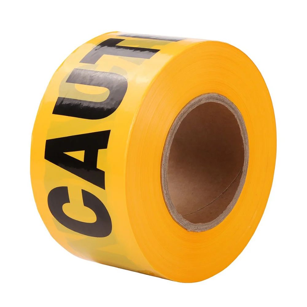 

20m Yellow CAUTION Tape Halloween Decor Roll Non-Adhesive Construction Safety Barrier Tape Ribbon Warning Danger Hazardous Areas