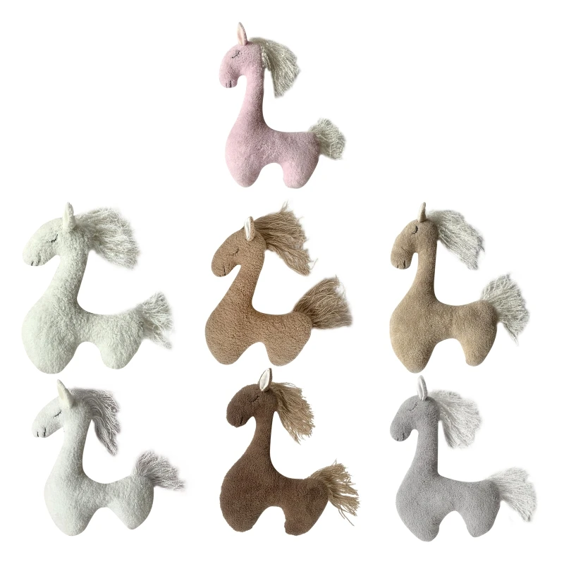 

Newborn Photography Posing for pony Props Baby Photoshoot Cute Horse for Doll An N1HB