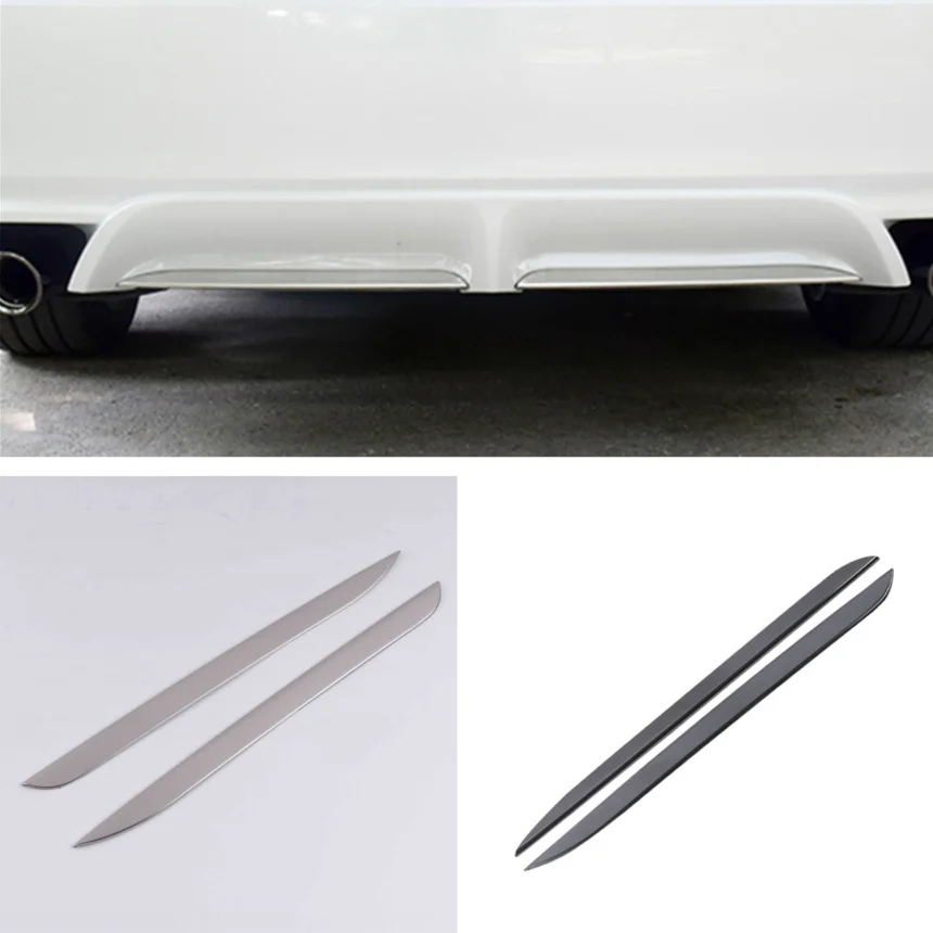 

For Toyota Camry XV70 SE XSE 2018-2021 2022 2023 Stainless Car Rear Bumper Cover Trim Strip Frame Decoration Sticker Accessories