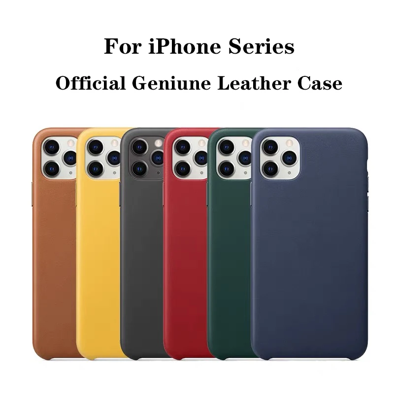 

Original Geniune PU Leather Case For iPhone 13 Pro Max X XR XS 7 8 Plus Case For iPhone 11 Pro Max 12 Mini SE 2020 Cases