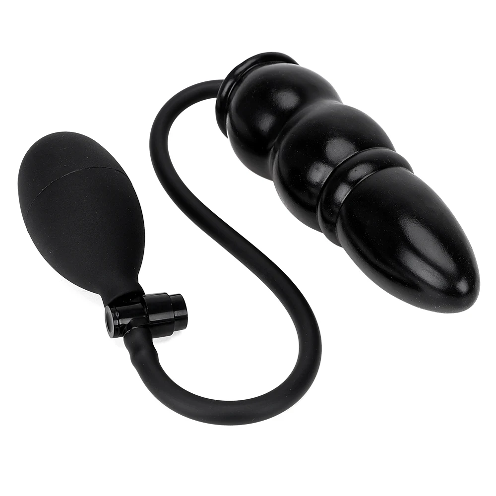 С насосом надувной анальная пробка Массажер интимные игрушки для женщин мужчин