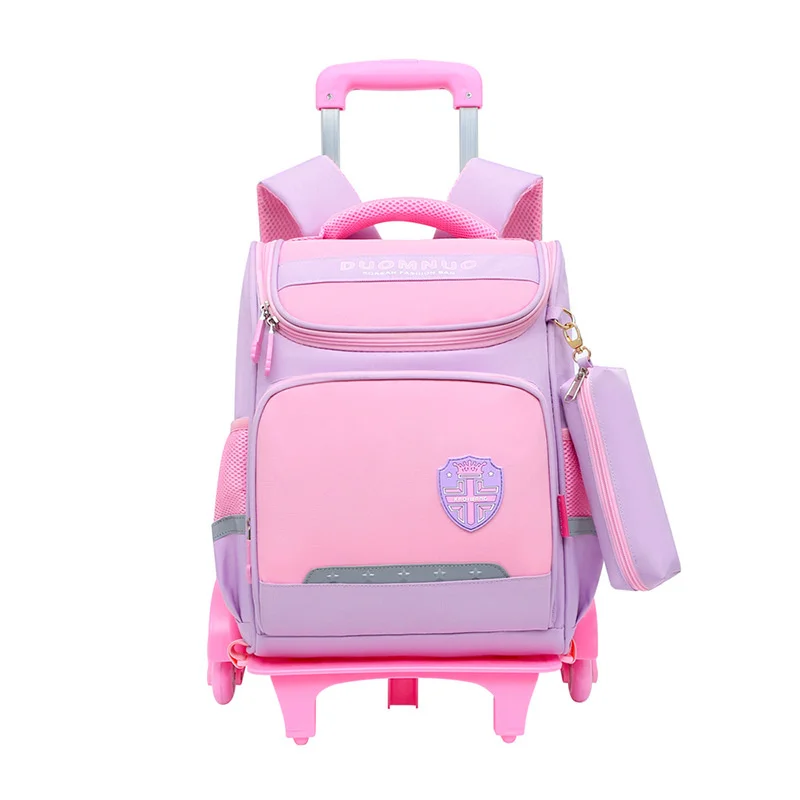 

Популярная школьная сумка для учеников, детский рюкзак на колесиках, школьный ранец на колесиках для подъема по лестнице