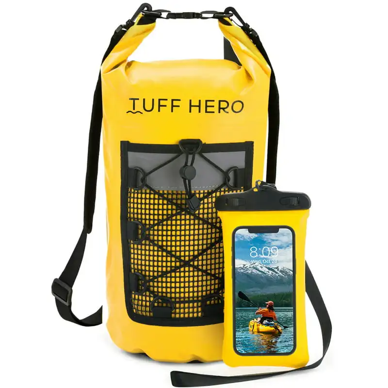 

Dry Bag Backpack with Phone Pouch and Carrying Straps, 10L 20L