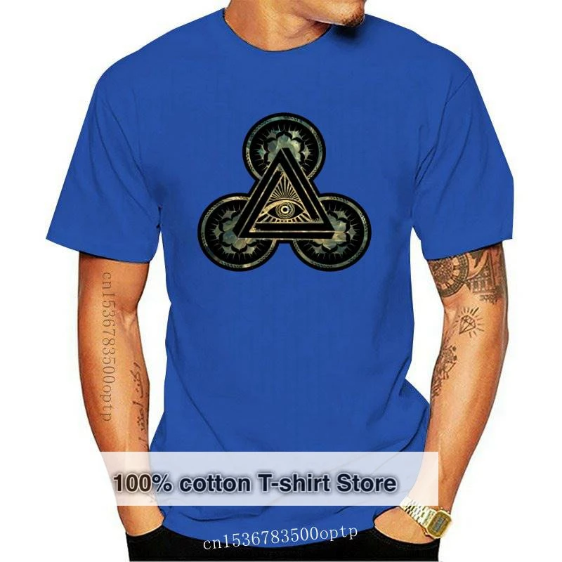 

New Men T Shirt All Seeing Eye Illuminati Tee Women tshirt-4049D