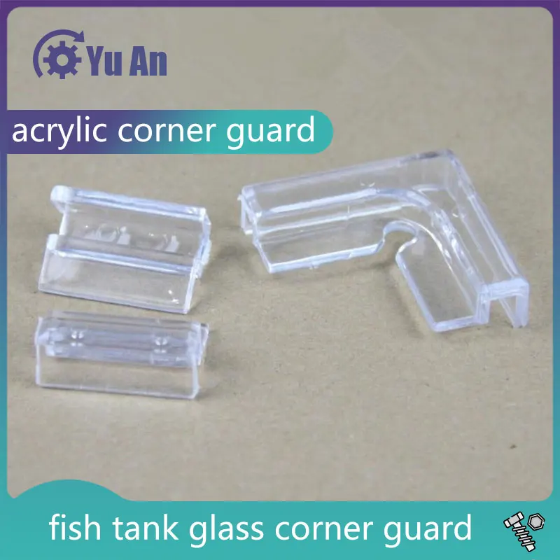 Aquarium Glass Protection Angle Aquarium Tank Glass Cover Acrylic Clip Strong Support Holder 5mm 6mm 10mm 12mm Glass  1 Pcs
