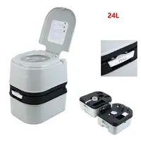Yonntech Chemical Toilet Portable Toilet Camping Camper Tent Ship Boat 24L Free shipping