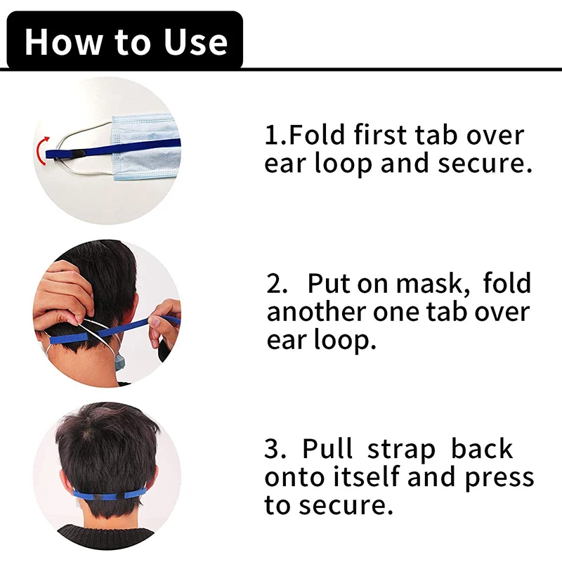 Маска ремешок удлинители для лица удобный ремень Регулируемая застежка
