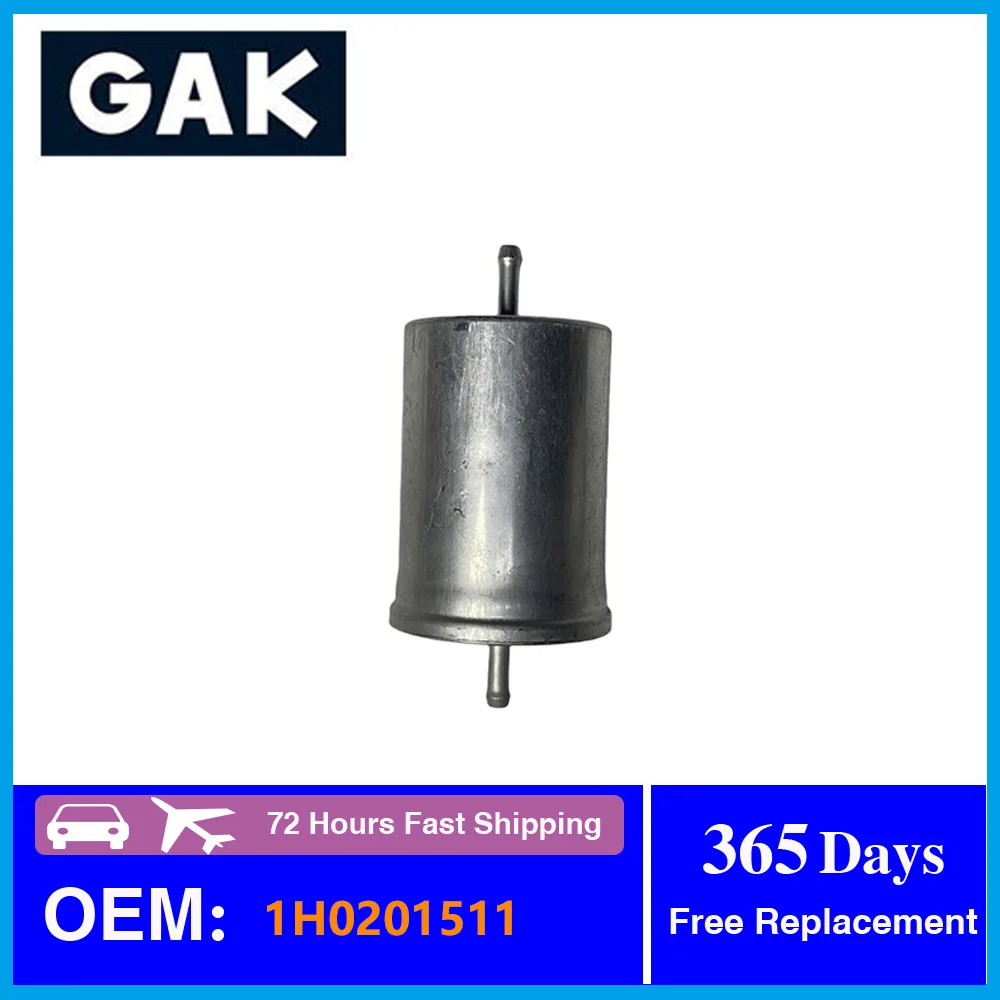 Топливный фильтр GAK 1H 0201511 1Н A для Audi Ford Galaxy Seat Skoda Volkswagen Transporter Golf Passat Corrado