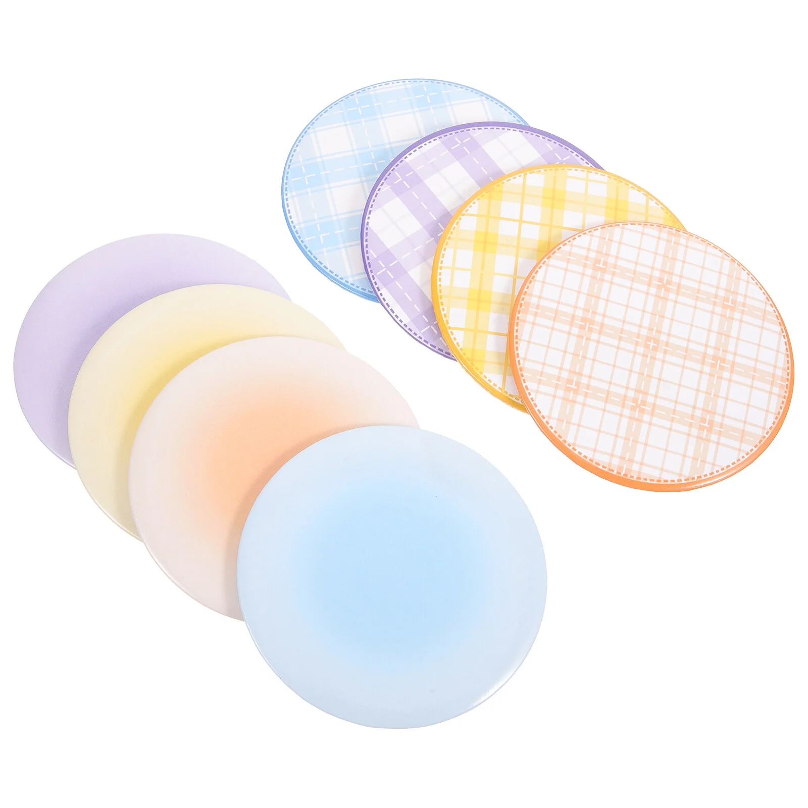 

8 Pcs Circle Mirrors Purse Tiny Simple 7x7cm Compact Round Bridal Pocket Aluminum Bulk Aesthetic Bridesmaid