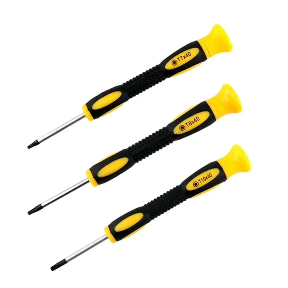 7 шт. T3-T10H шестигранная отвертка Torx с отверткой для удаления набор прецизионных