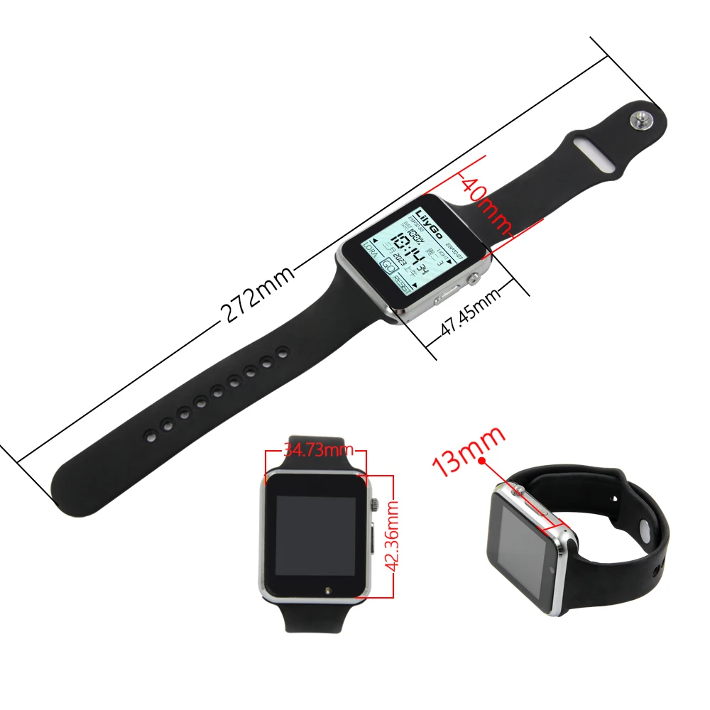 ЛИЛИГО ®   Умные часы T-Watch-S3 ESP32-S3 LoRa с интегрированным Wi-Fi, Bluetooth, датчиком LoRa, микрофоном, динамиком, вибромотором, программируемым сенсорным управлением (art.: 3920da62ceb2e) - 3920da62ceb2e