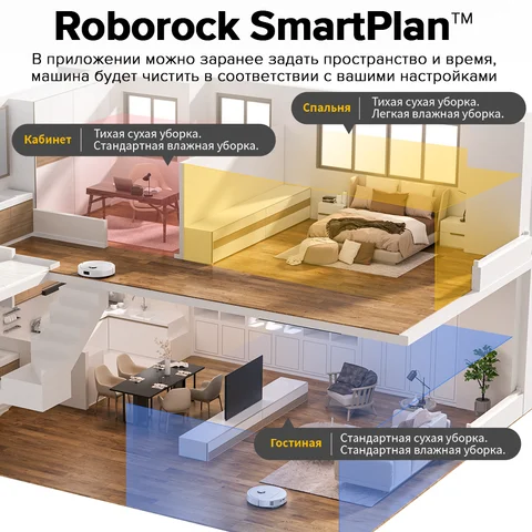 Пылесос Roborock Qrevo C, <500 Вт, беспроводной, влажная уборка, пылесборник