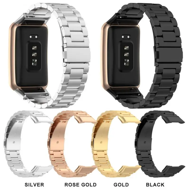 

Fashion Metal Strap Replaceable Stainless Steel Watch Strap Smart Accessories Watchband For Oppo Watch Free