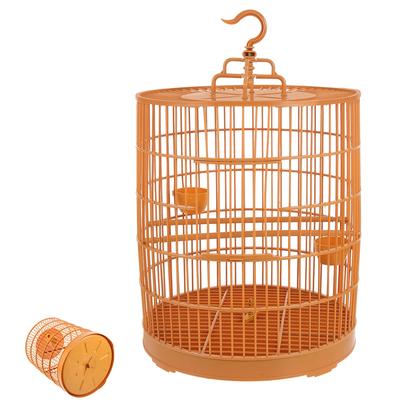 

Plastic Cage Hanging Bird Nest Decoration Small Animals House Ornament Birdcages