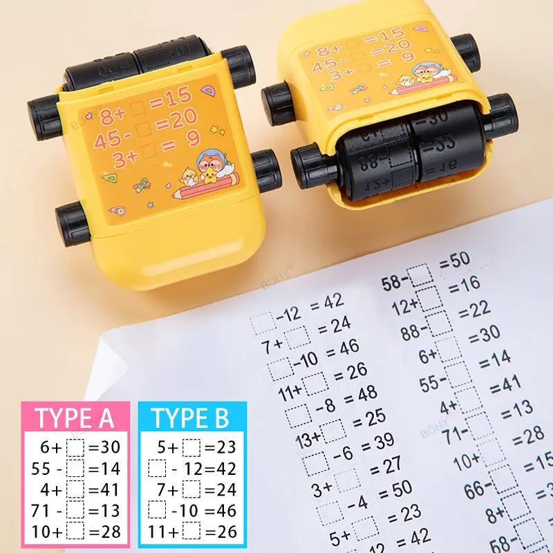 

Teaching Digital Roller Fill In Blank Addition Subtraction Multiplication Division Seal Within 100 Practice Questions Stamp
