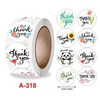 100 500pcs stickers pegatinas thank you envelope seal scrapbook stationery papeleria cute autocollants supplies stationery