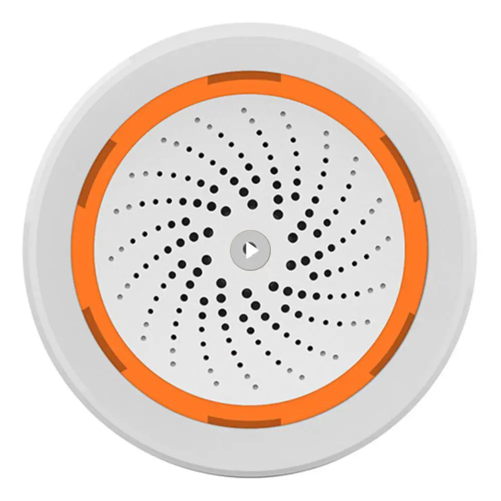 

1-Tuya Zigbee 3 in 1 Siren Alarm 90DB Sound Light Sensor Smart Home Tuya Smart Life APP Alarm Siren For Alexa Google 2022