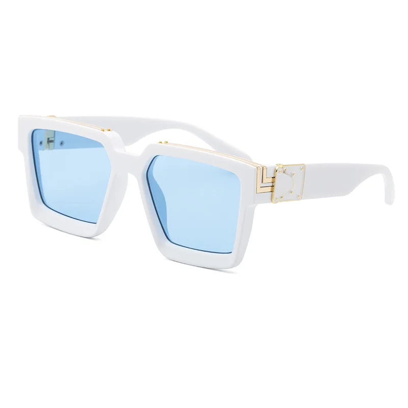 

Classic Steampunk Sunglasses Big Frame Men Women Luxury Fashion Trend Sunglasses Square Anti-Glare Driving Glasses UV400