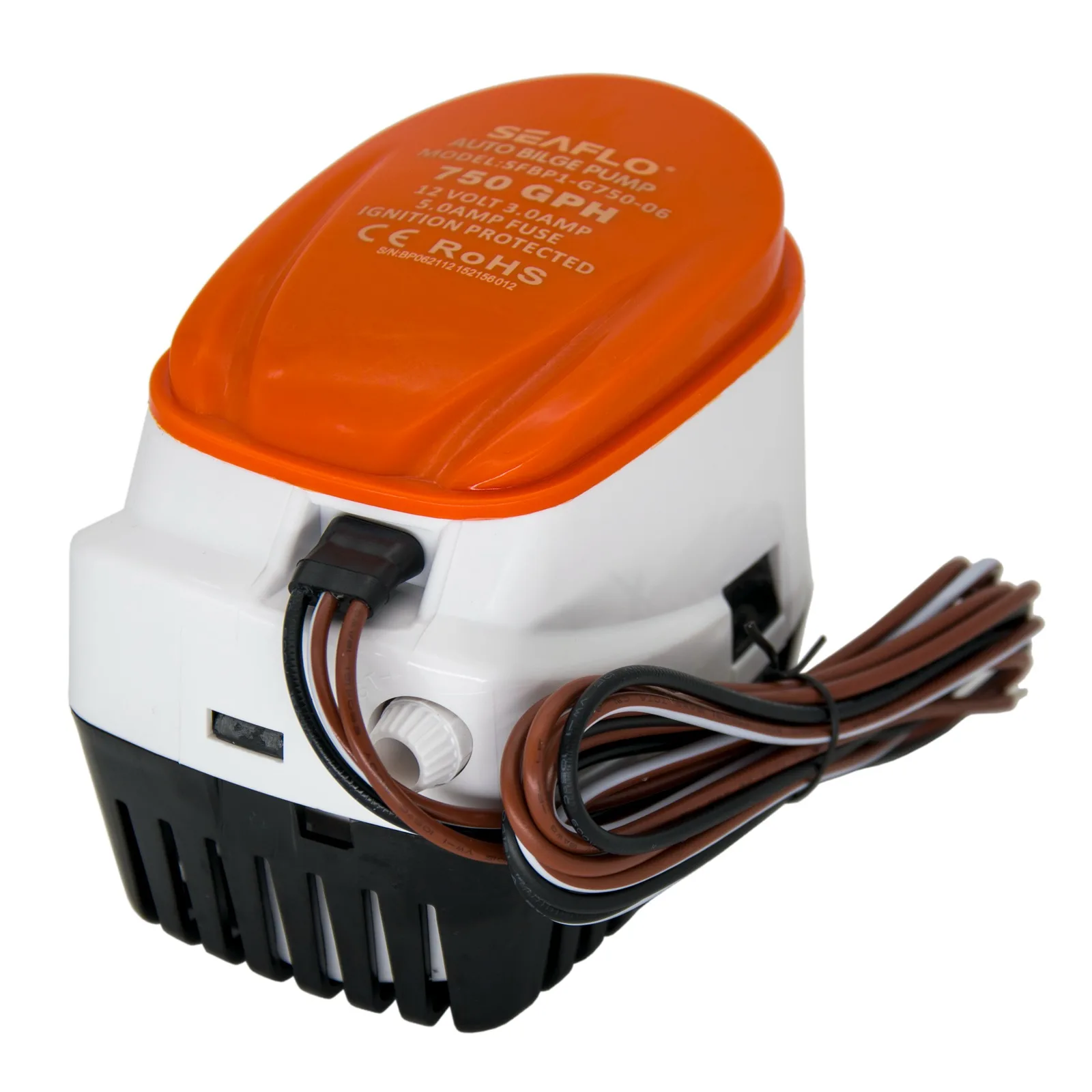 750GPH Automatic Submersible Boat Bilge Water Pump All-in-one pump & float switch | Marine