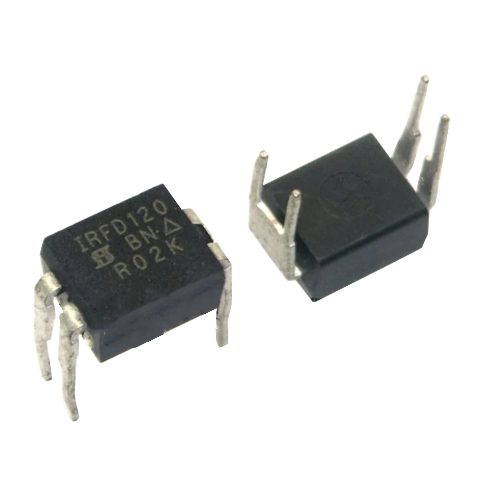 Новинка, оригинальный IRFD120 DIP4 IRFD120PBF DIP-4 IRF120 DIP, 5 шт.