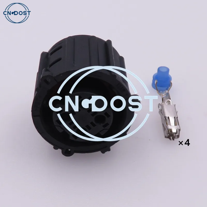 

1 комплект 4-контактный 17984000002 Водонепроницаемый автомобильный электрический разъем, герметичный автоматический жгут проводов, вилка переменного тока в сборе