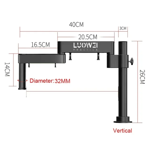 

Шарнирный кронштейн для микроскопа SUNSHINE