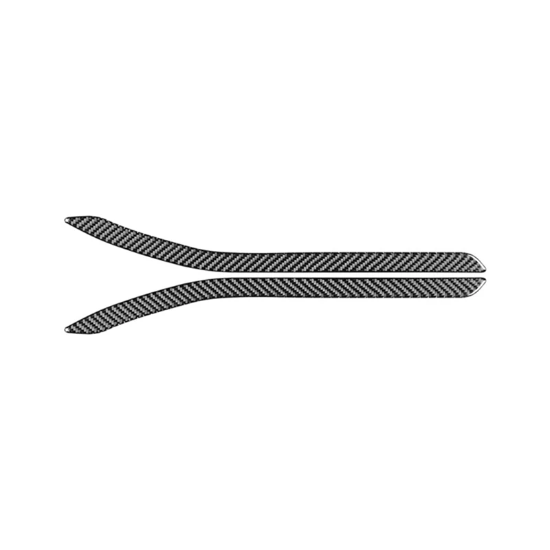 

For Tesla Model X 2014-2022 Carbon Fiber Car Rear Fog Lamp Trim Cover Protective Sticker Accessories