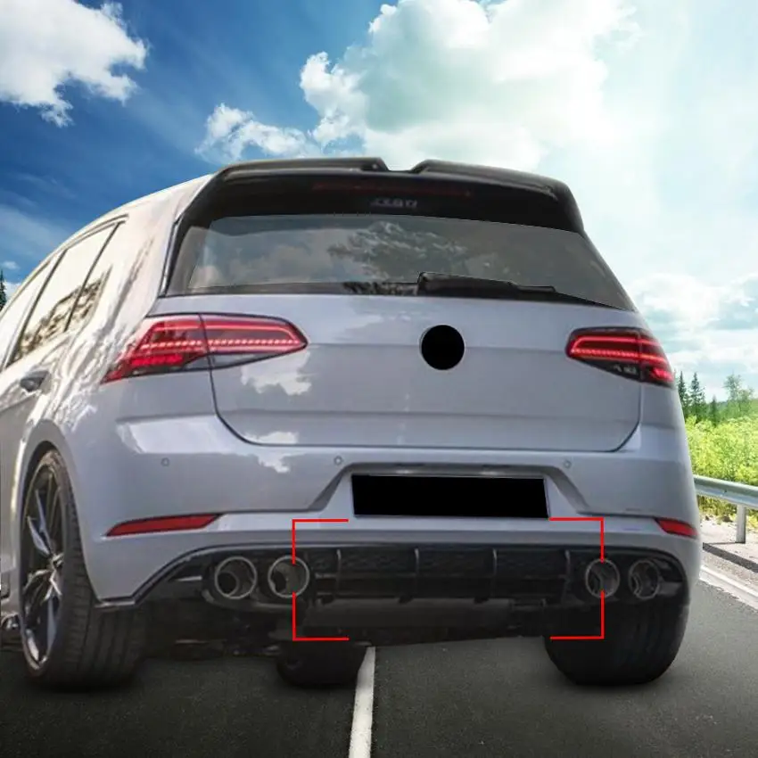 Автомобильный задний бампер диффузор спойлер защита для заднего бампера задние