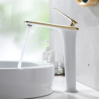 brass raised basin faucet
