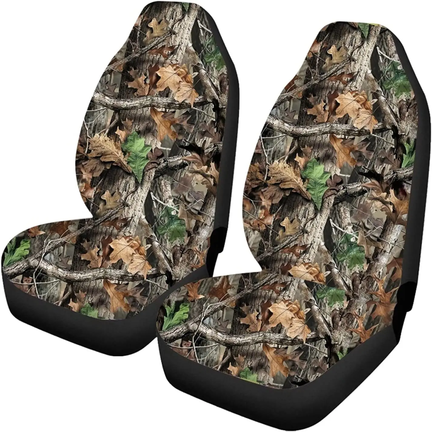

Camouflage Hunting Forest Print Front Car Seat Covers Car Seat Protector for Men Women Car Accessories Auto Seat Covers Set of 2