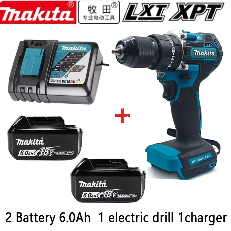 

Аккумуляторный ударный шуруповерт Makita DDF487 18В