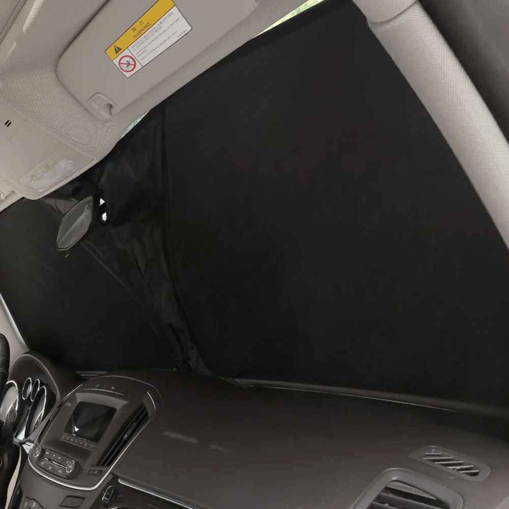 

Automobile Sunshade Windshield UV Protection Sun Shade Protector Cover Car Front Windscreen Cover Black Accessorise
