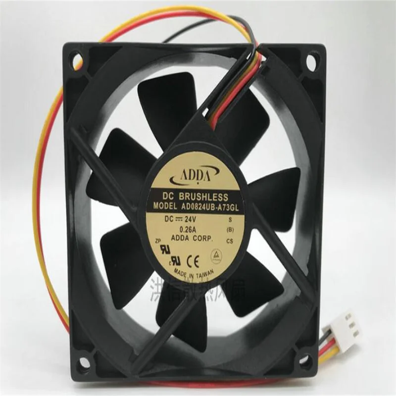 Оптовая продажа: оригинальный дизайнерский охлаждающий вентилятор adda, 24 В, 8025 А, 8 см3