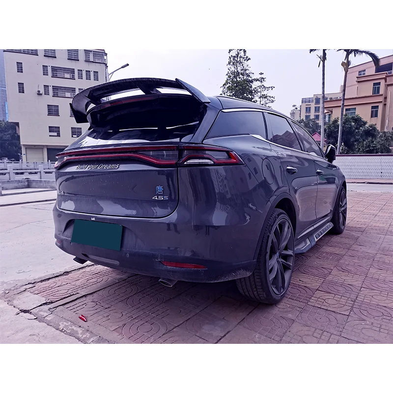 Черный спойлер для BYD Tang DM-i EV DM-P от 2018 до 2023 аксессуары крыши заднего крыла