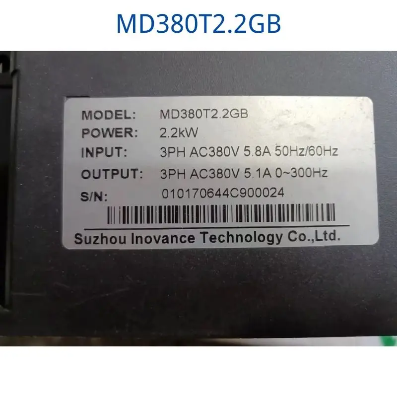 

Б/у преобразователь частоты md380t2, 2 Гб, 2,2 кВт, проверка функций в целости