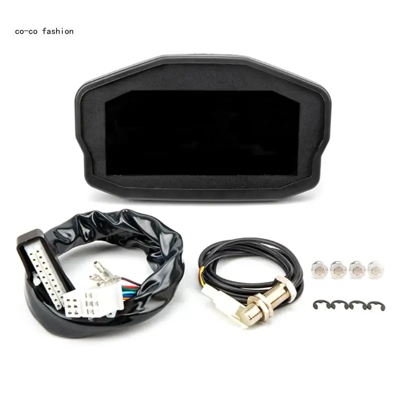 

517B Motorcycles Speedometer Oil Gauge Tachometer Universal Digital Meters Instrument