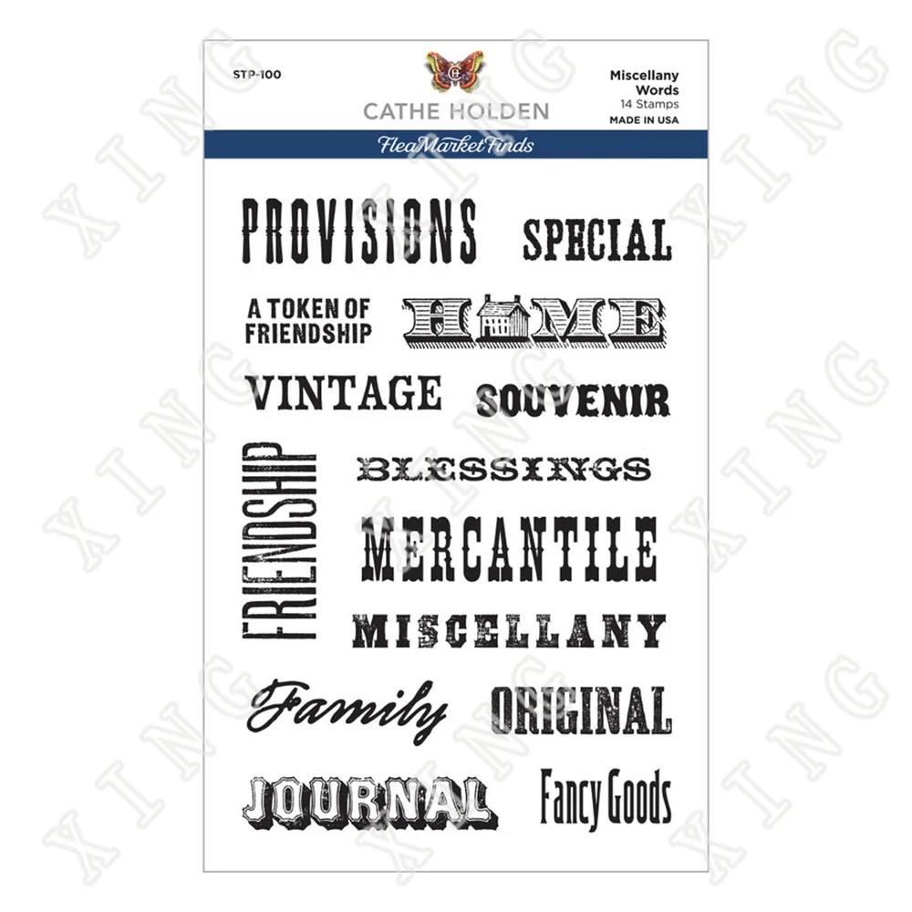 

Miscellany Words New Metal Cutting Dies Stamps for 2022 Scrapbook Diary Decoration Embossing Template Diy Greeting Card Handmade