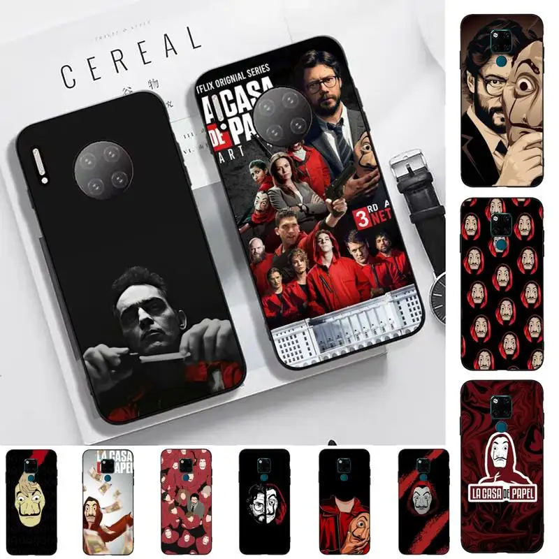 

Money Heist House Paper Phone Case for Huawei Mate 20 10 9 40 30 lite pro X Nova 2 3i 7se