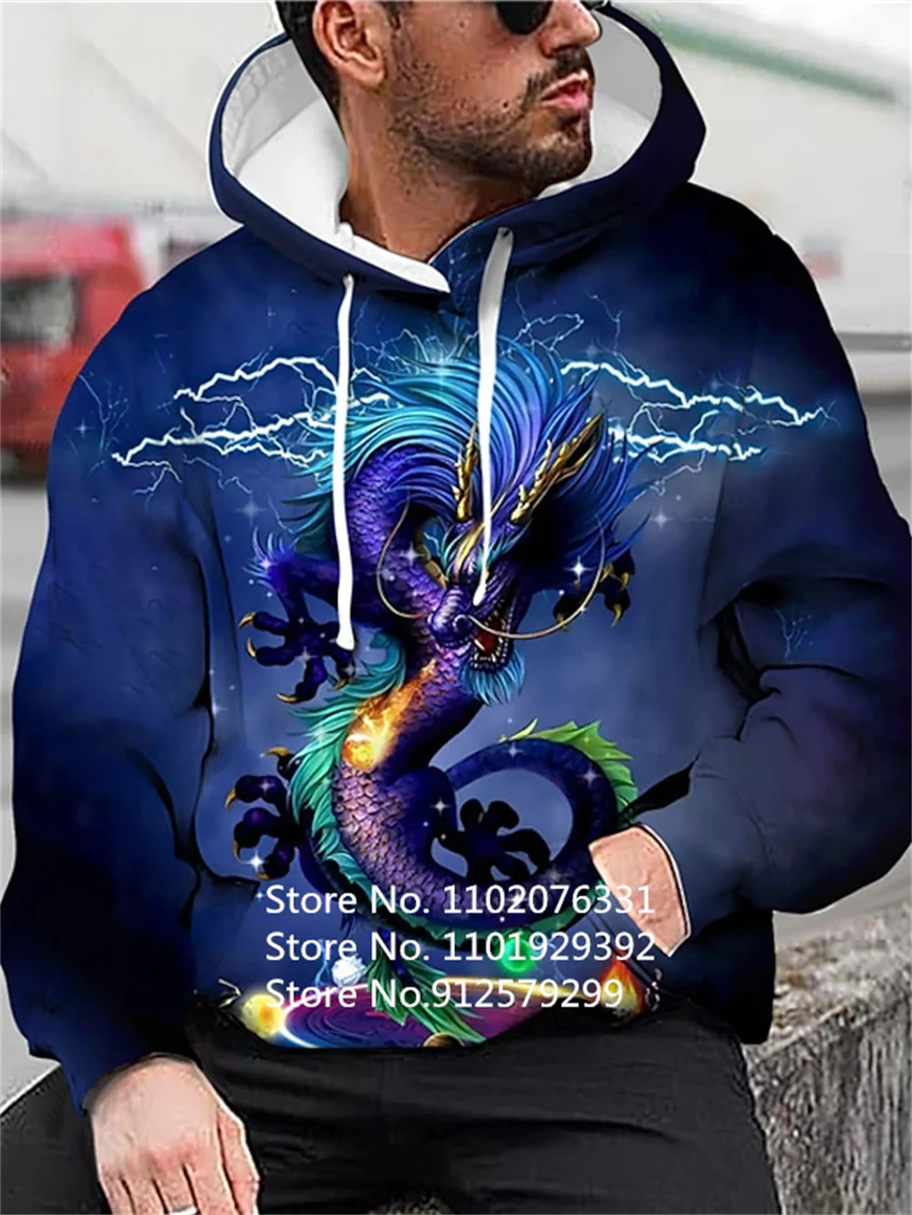 Fashion Animal Dragon 3D Hoodie Men/Women Printing Sweatshirts Cartoon Funny Long Sleeve Shirt Harajuku Pullover