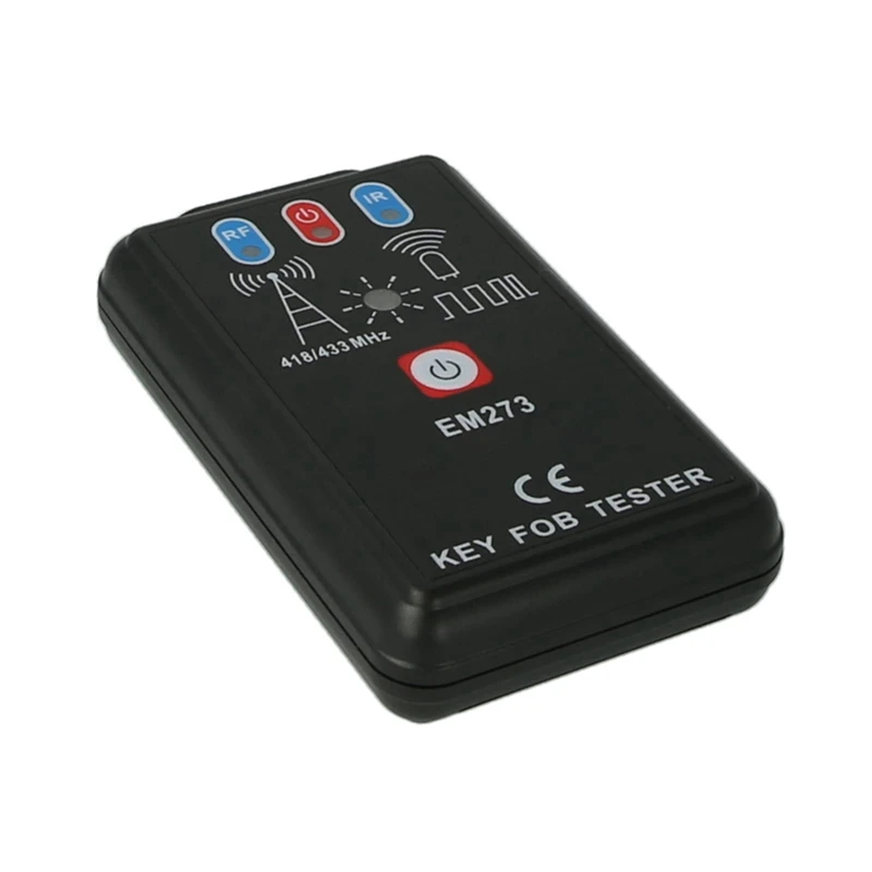 

1 шт. EM273 Черный Автомобильный ИК инфракрасный пульт дистанционного управления тестер высокочастотный ключ брелок 418/433 МГц цифровой измеритель частоты