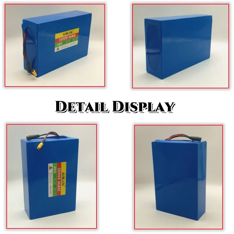 Литиевая батарея высокой емкости 48 в 30 Ач 13S8P для моторизованного скутера