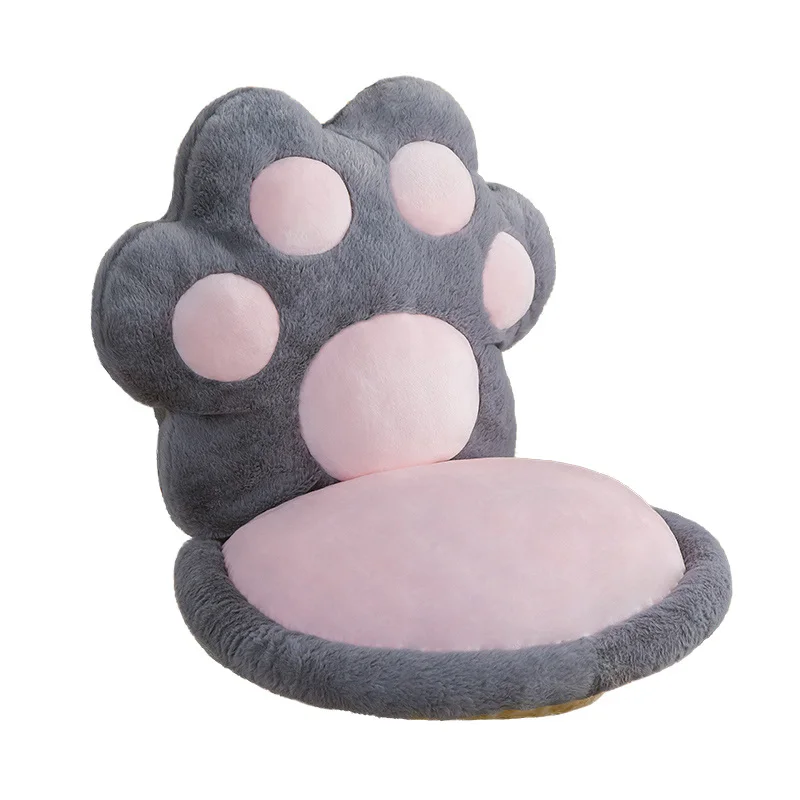 

New Bear&cat Paw Pillow Animal Seat Cushion Stuffed Plush Sofa Indoor Floor Home Chair Decor Winter Gifts For Children Girls