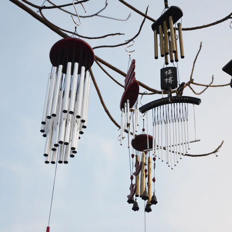 

Japanese Style Metal Wind Chime Hanging Decoration Creative Bedroom Door Decoration Outdoor Balcony Garden Wall Hanging Ornament