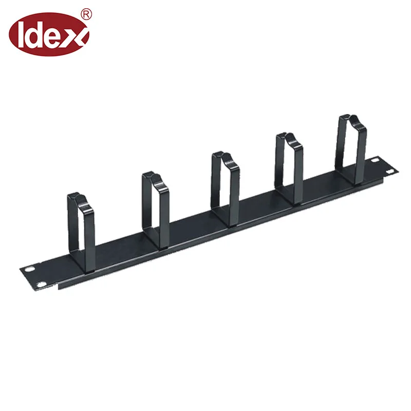 

1U 2U 19 Inch Rack mount cable manager metal cable management system for network cable