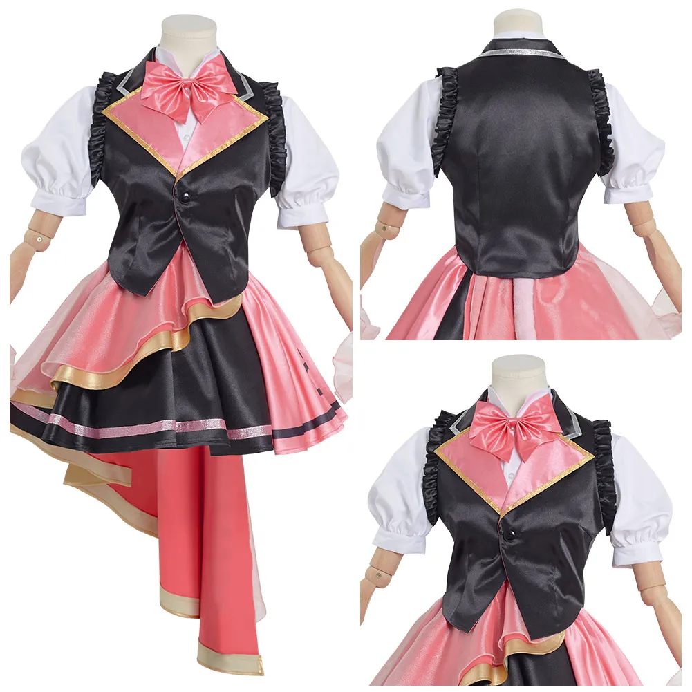 

Anime Demon Slayer Kanroji Mitsuri Cosplay Costume Lolita Dress Kimono Outfits Halloween Carnival Suit Re-creation Design